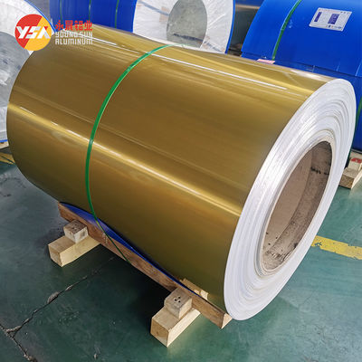 Gold Color Coated Aluminum Foil Roll High Temp Tear Wear Resistant Lunch Box