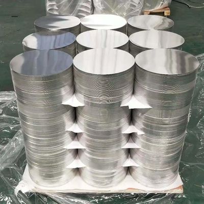 Anodized Aluminum Round Circle LED Shell Kitchen Utensils Custom Size High Flatness Burr Free Edge Food Grade