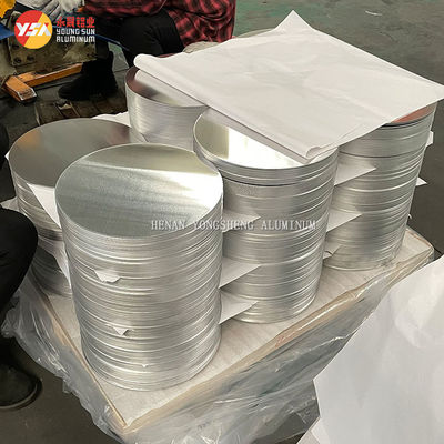 80-1000mm Aluminum Circle 0.13-6.5mm 3003 Custom Size High Flatness Burr Free Edge Food Grade Deep Drawing