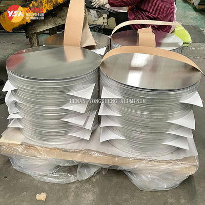 1050 1060 1100 3003 Aluminum Disc Circle Round Cookwares Lights Custom Size High Flatness Burr Free Edge Food Grade