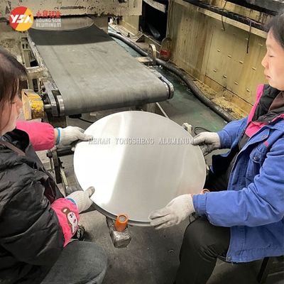 80-1000mm Aluminum Circle 0.13-6.5mm 3003 Custom Size High Flatness Burr Free Edge Food Grade Deep Drawing