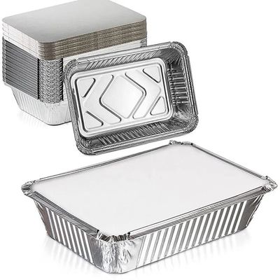 30-600mm Length Disposable Aluminum Foil Food Containers For Food Packaging