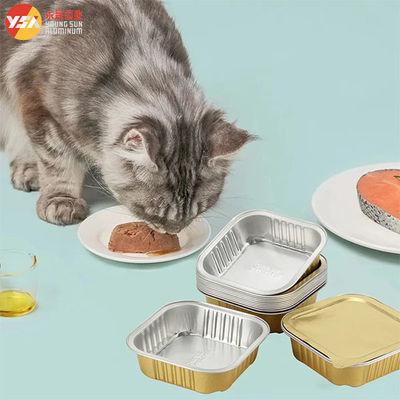 100ml 240ml 300ml पन्नी खाद्य कंटेनर पालतू जानवरों के लिए एयरटाइट एल्यूमीनियम पन्नी सील ढक्कन