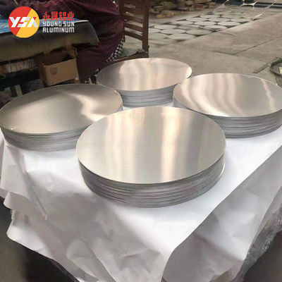1060 1100 वाशिंग बेसिन लैंप के लिए उच्च गुणवत्ता वाले एल्यूमीनियम गोल शीट रसोई के बर्तन H14