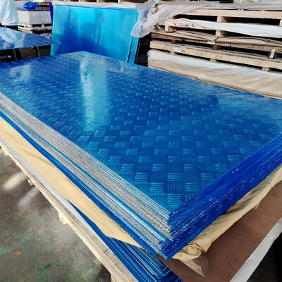 AA1100 3mm Aluminium Checker Plate Sheet 5052 5754 6061 6063 7075 Embossed Aluminum Diamond Plate