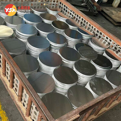 सीसी डीसी एल्यूमीनियम सर्कल डिस्क 1050 3003 मिश्र धातु ओ एच 12 तापमान गहरी ड्राइंग OEM कस्टम कुकवेयर रिक्त