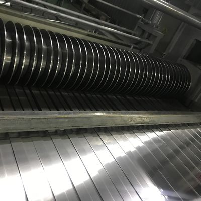 25 मिमी चौड़ाई 0.4 मिमी मोटी 1050 पतली एल्यूमीनियम स्ट्रिप्स पाइप उच्च तन्यता स्लिट