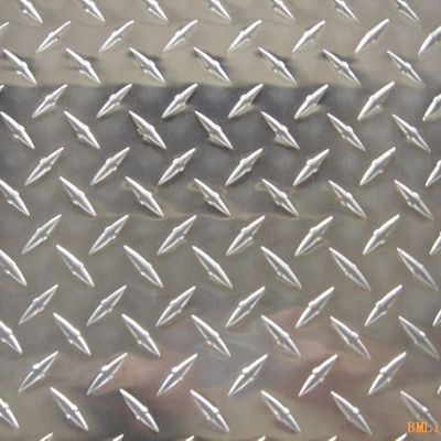 कस्टम कट 1xxx 3xxx 5xxx 6xxx 8xxx डायमंड उभरा हुआ एल्यूमीनियम 1.0 मिमी