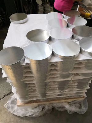 Anodized Aluminum Round Circle LED Shell Kitchen Utensils Custom Size High Flatness Burr Free Edge Food Grade