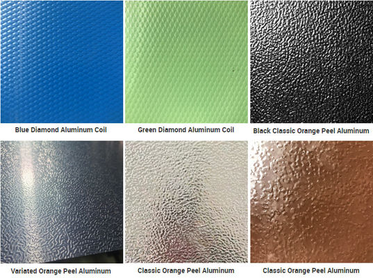 सजावट के लिए उभरी हुई सतह का उपचार एल्यूमीनियम शीट स्लिट एज पंचिंग