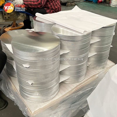0.55 मिमी 1060 एल्यूमीनियम सर्कल ओ एच टेम्पर डिस्क रसोई कस्टम आकार उच्च सपाटता Burr मुक्त किनारा खाद्य ग्रेड